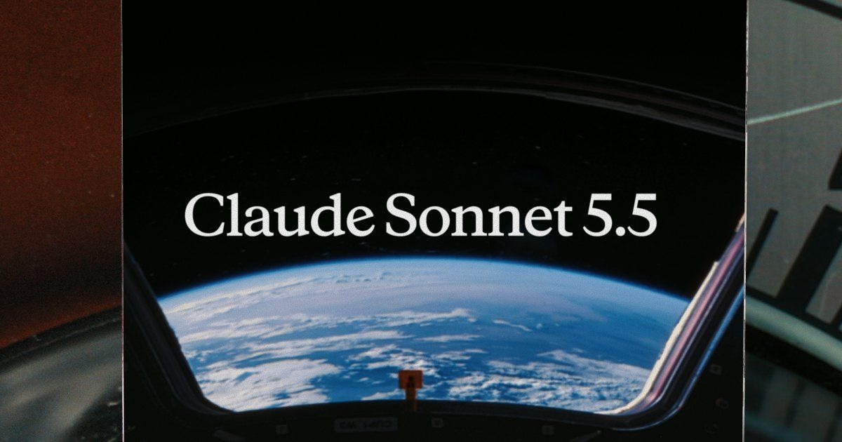 الصورة الرسمية لإعلان Claude Sonnet 5.5 من أنثروبيك